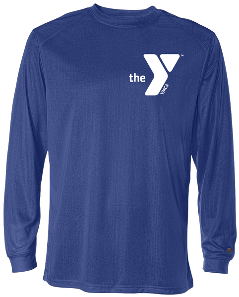 YMCA Mens Dri-Fit Long Sleeve